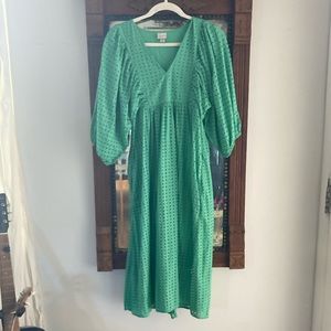 Green dress from Target
